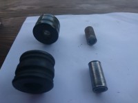 gereinigte Rollen mit ungereinigten Hülsen.JPG