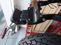 ...mal probehalber zusammengesteckt...der noch beim lackieren befindliche Kotflügel muss ja noch dazwischen...
