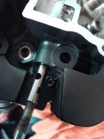 ...hier schon das Ölröhrchen ausgebaut