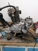 Motor geputzt
