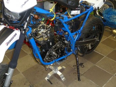 Motor wieder im Moped